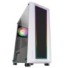 MC-ART Blanco  Caja PC Gaming ATX  Doble Cristal Templado Dibujable  ARGB 12 Modos  Ventilador 12 cm