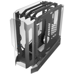 MC-EDGE  Caja Gaming ATX  Diseño Open Air  Triple Panel Cristal Templado  Semitorre PC Soporte Refrigeración Líquida Hasta 24
