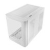 MC-FUSIONM  Caja Gaming Micro-ATX  Ventana Lateral y Frontal Curvo de Cristal Templado Continuo  Minitorre PC Doble Cámara  S