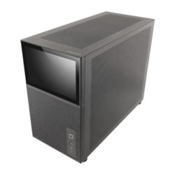 MC-LCD  Caja PC Compacta Micro-ATX  Pantalla LCD IPS 8"  Rejilla Mesh Lateral  Superior y Frontal  Ventana Lateral Cristal Te