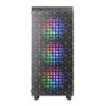 MC-MAG  Caja Gaming ATX  Ventana Lateral Completa Cristal Templado  Doble Rejilla Magnética Antipolvo Frontal + Superior  3x 