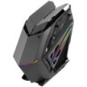MC-TITAN  Caja Gaming RGB XXL ATX  Doble Tira LED e Iluminación Frontal ARGB  Hub Iluminación + Mando a Distancia  Compatible