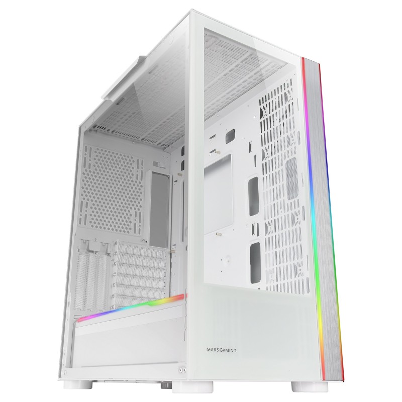 MC-ULT  Caja Gaming Custom XXL E-ATX  Doble Cristal Templado 90º Sin Marco + Puerta Lateral  Soporte Completo Refrigeración L