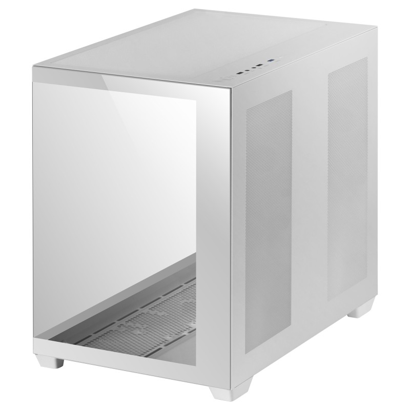 MCV4 Blanco  Torre Gaming Custom XXL E-ATX  Ventana Cristal Templado Lateral y Frontal Sin Marco  Estructura Modular Doble Cá