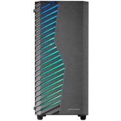 MC-VOLT  Caja Gaming ATX  Ventilador ARGB 120mm  Rejilla Frontal ARGB  Ventana Lateral Completa Cristal Templado  Gestión de 
