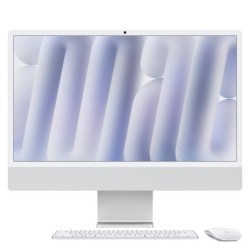 iMac Apple M M4 59 7 cm (23.5") 4480 x 2520 Pixeles PC todo en uno 16 GB 256 GB SSD macOS Sequoia Wi-Fi 6E (802.11ax) Plata