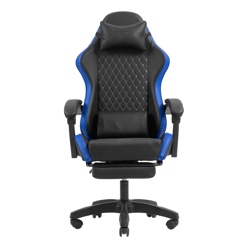 MGC-X Silla para videojuegos de PC Asiento acolchado Negro  Azul