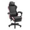 MGC-X Silla para videojuegos de PC Asiento acolchado Negro  Rosa
