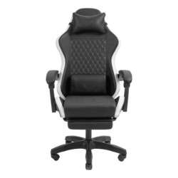 MGC-X Silla para videojuegos de PC Asiento acolchado Negro  Blanco