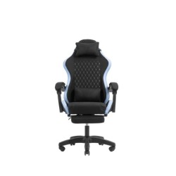 MGC-X Fabric Silla para videojuegos de PC Asiento acolchado Negro  Azul