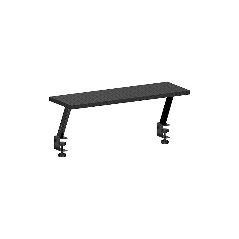 MGDS  Soporte Elevador Monitor  Eleva el Monitor 17cm  Soporte de Mesa Ergonómico en Acero  Tablero Fibra Carbono 60x20cm  So