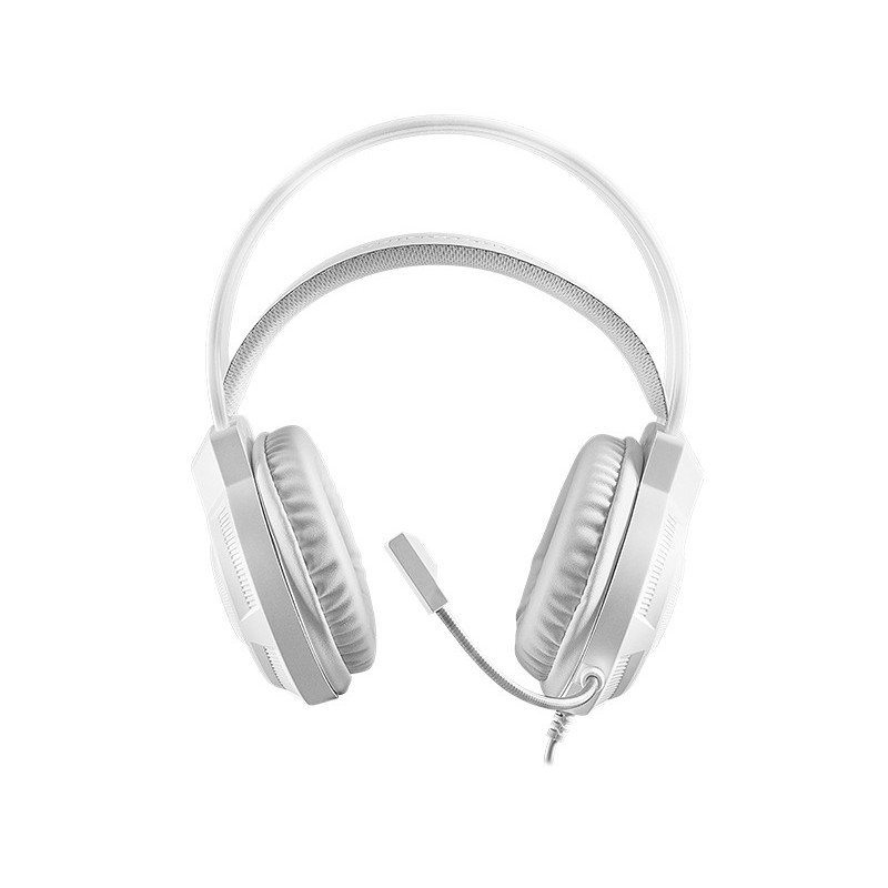 MH124  Auriculares Gaming FRGB Rainbow  Diseño Ergonómico  Micrófono Flexible  Control de Volumen  Cascos Gaming  Windows  Li