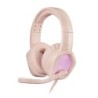MH320P Rosa  Auriculares Neodimio RGB Flow  Micrófono y Caja de Control