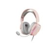 MHAX Rosa  Auriculares Gaming RGB  Micrófono Extraíble  HiFi  Compatibilidad Multiplataforma