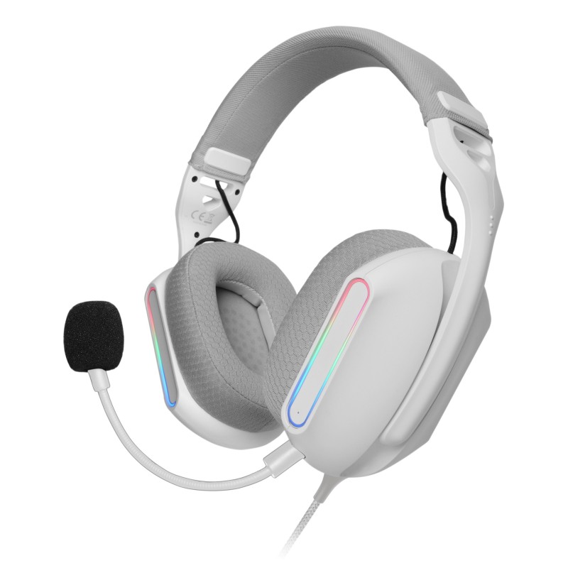 MH-PROW Auriculares Alámbrico Diadema Juego USB tipo A Blanco