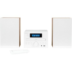 MIC122BT Microcadena de música para uso doméstico 10 W Negro  Plata