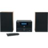 MIC122BT Microcadena de música para uso doméstico 10 W Negro  Plata