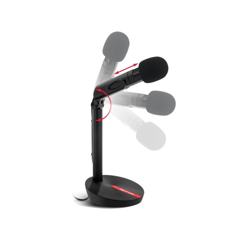 MIC-EKO micrófono Negro Micrófono para videoconsola