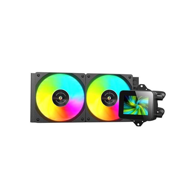 MLVISION240 sistema de refrigeración para ordenador Procesador Sistema de refrigeración líquida todo en uno 12 cm Negro