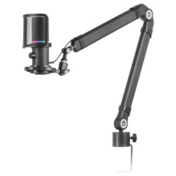 MMIC-XT  Micrófono de Estudio Profesional Alta Definición 192Khz 24-bit  Brazo Omnidireccional  Soporte Antivibración  Filtro