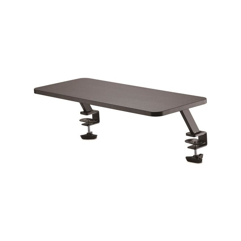 Soporte Elevador de Monitor - Riser - Estante de Sobremesa de Tipo Mordaza - Extra Ancho de 65cm - para Monitores de hasta 34