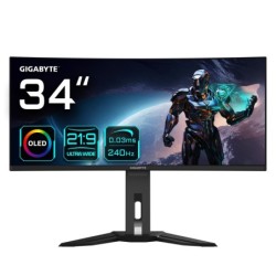 Monitor de juegos curvo OLED WQHD MO34WQC2 de 34"