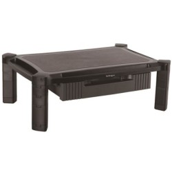 Base con Cajón para Monitor - de Altura Ajustable con Columnas Apilables - con Soporte para Pantallas hasta 32" (10Kg)