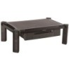 Base con Cajón para Monitor - de Altura Ajustable con Columnas Apilables - con Soporte para Pantallas hasta 32" (10Kg)
