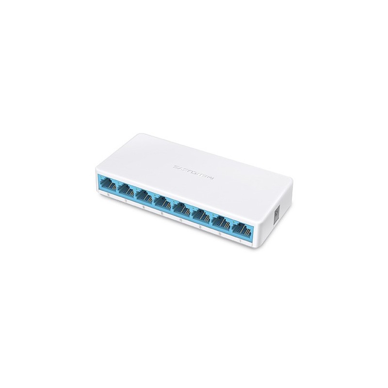MS108 switch No administrado Fast Ethernet (10/100) Blanco