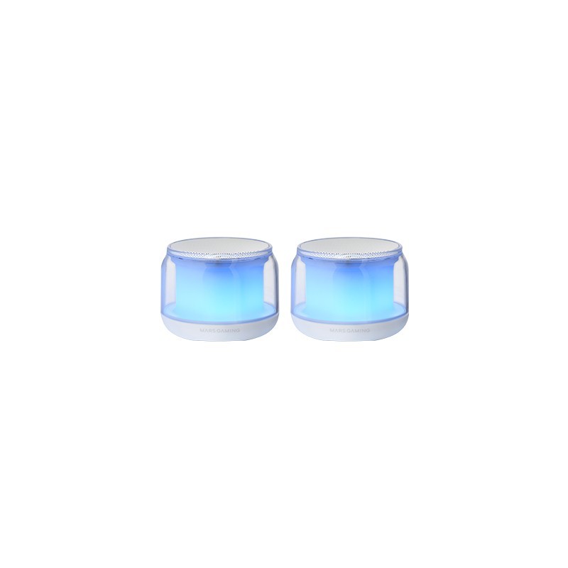 MS-AURA  Altavoces Bluetooth 5.3  Chipset DSP Personalizado 15W  Iluminación RGB con Diseño ClearView 360º  Altavoces Compact