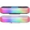 MSB-ORB  Altavoz Portátil + Barra de Sonido 20W  Iluminación Orbilight RGB 360º  Soundbar con Sistema de Triple Driver  Altav