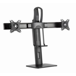 MS-D2-01 soporte para monitor 68 6 cm (27") Escritorio Negro
