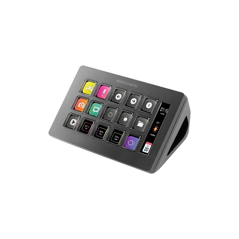 MSD-ONE  Control Deck Slim  15 Teclas LCD Personalizables  Pantalla LCD Ampliada  Software de Control y Plug-ins  Control Dec