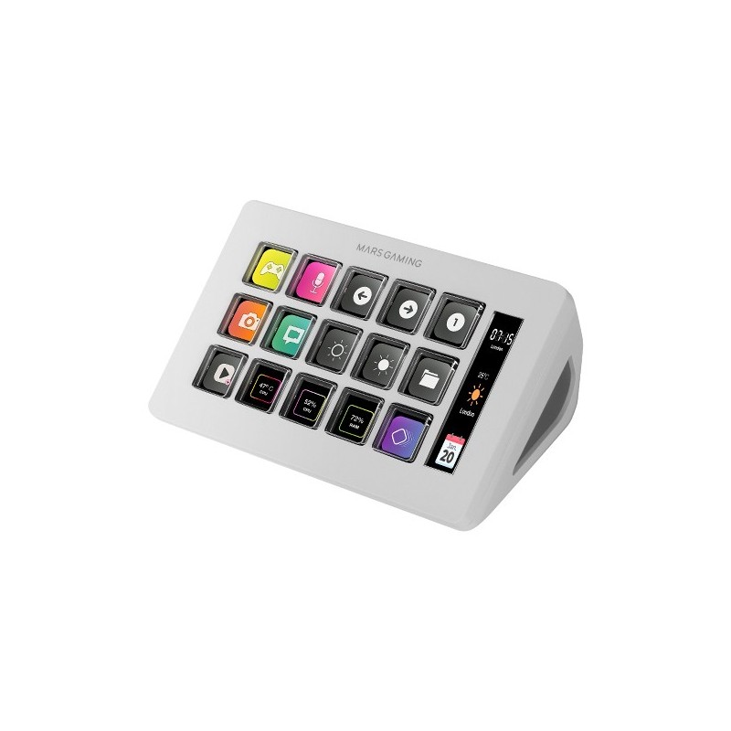 MSD-ONE  Control Deck Slim  15 Teclas LCD Personalizables  Pantalla LCD Ampliada  Software de Control y Plug-ins  Control Dec