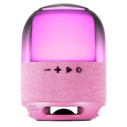 MS-FLOW  Altavoz Portátil Bluetooth 15W  Iluminación Orbilight RGB 360°  Sonido Potente con Driver DeepBass 57mm  Altavoz Gam