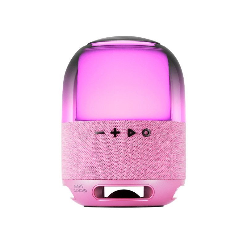 MS-FLOW  Altavoz Portátil Bluetooth 15W  Iluminación Orbilight RGB 360°  Sonido Potente con Driver DeepBass 57mm  Altavoz Gam