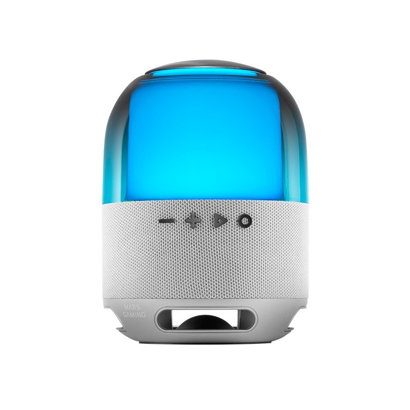 MS-Flow  Altavoz Portátil Bluetooth 15W  Iluminación Orbilight RGB 360°  Sonido Potente con Driver DeepBass 57mm  Altavoz Gam