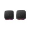 MS-PRO  Altavoces Compactos 10W  Iluminación RGB Flow Dinámica  Altavoz PC con Caja de Control y Entrada Jack 3.5mm  Altavoce