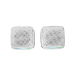 MS-PRO  Altavoces Compactos 10W  Iluminación RGB Flow Dinámica  Altavoz PC con Caja de Control y Entrada Jack 3.5mm  Altavoce