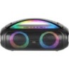 MS-PULSE  Altavoz Bluetooth Portátil 50W RMS  Iluminación RGB  2 Drivers Activos 93mm + 2 Drivers Pasivos Ultra-Bass  Función