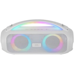 MS-PULSE  Altavoz Bluetooth Portátil 50W RMS  Iluminación RGB  2 Drivers Activos 93mm + 2 Drivers Pasivos Ultra-Bass  Función