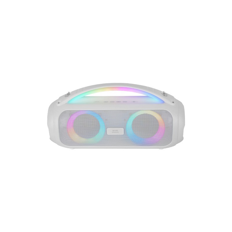 MS-PULSE  Altavoz Bluetooth Portátil 50W RMS  Iluminación RGB  2 Drivers Activos 93mm + 2 Drivers Pasivos Ultra-Bass  Función