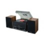 MT-120 MB Minicadena de música para uso doméstico Negro  Transparente  Madera Manual