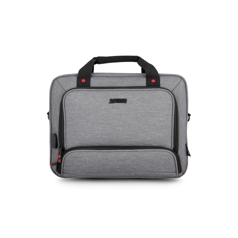 Mixee maletines para portátil 35 6 cm (14") Maletín Gris  Rosa