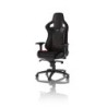 EPIC Silla para videojuegos de PC Asiento acolchado Negro  Rojo