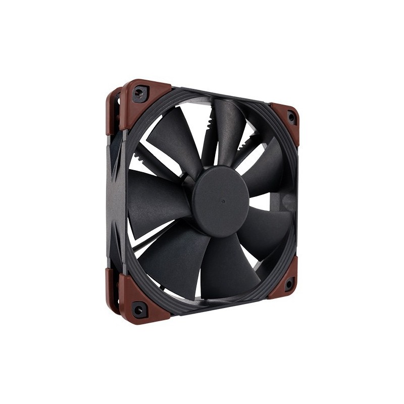 NF-F12 industrialPPC-2000 PWM Carcasa del ordenador Ventilador 12 cm Negro  Marrón