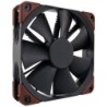 NF-F12 industrialPPC-2000 PWM Carcasa del ordenador Ventilador 12 cm Negro  Marrón