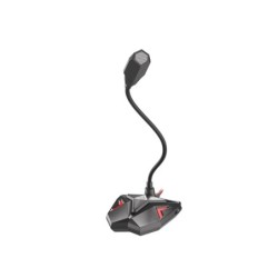 Radium 100 Negro  Rojo Micrófono para PC