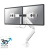 NM-D775DXWHITE Brazo de monitor 10-32" - resorte de gas - Topfix - Tope-a-180°