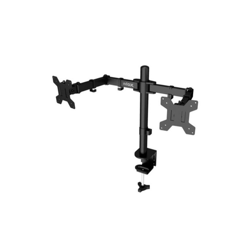 SOPORTE 2 BRAZOS NEGRO